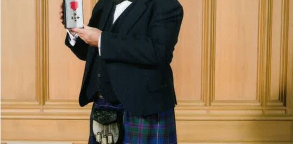 David G Sibbald Awarded MBE