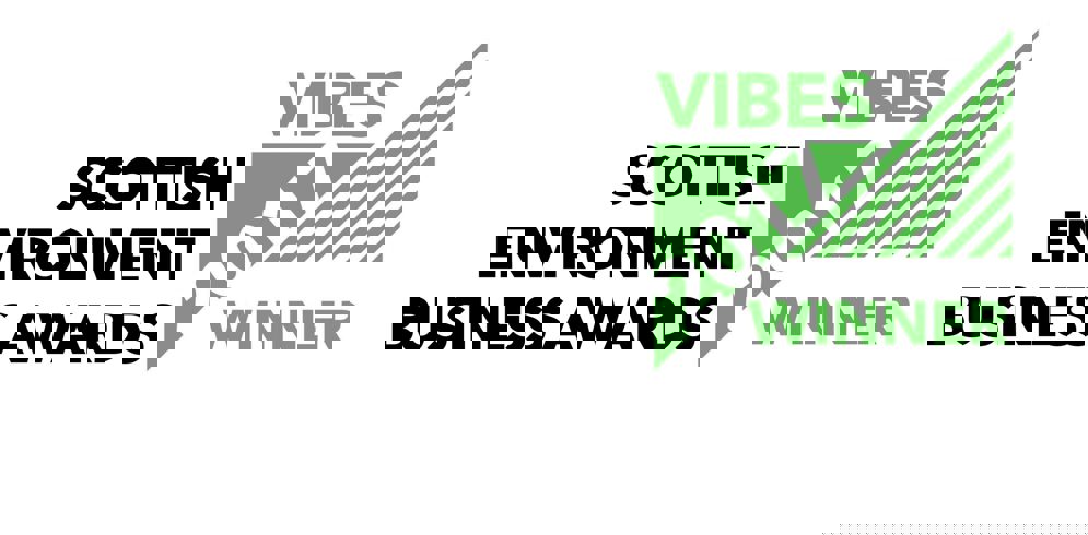 WINNERS at the 2017 VIBES Scottish Environmental Business Awards